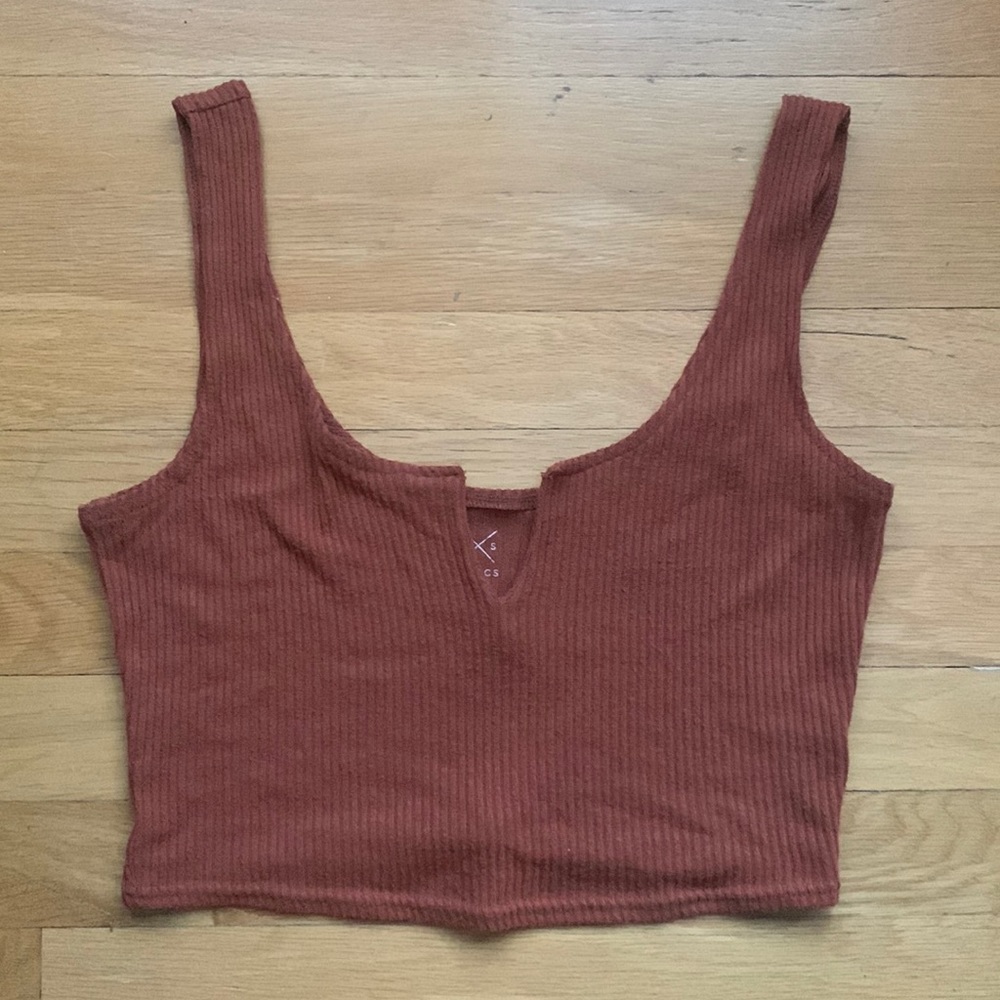 Pacsun Basics Soft Crop Tank Top